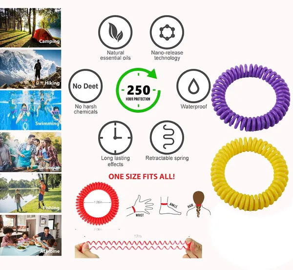 Violet_&_Yellow__Eva_Mosquito_Repellent_Bracelets_For_20_Days_Use_Waterproof_Resealable_Deet_Free_And_Natural_Mosquito_Repellent_Wrist_Bands_For_Indoor_And_Outdoor_Pack_Of_2