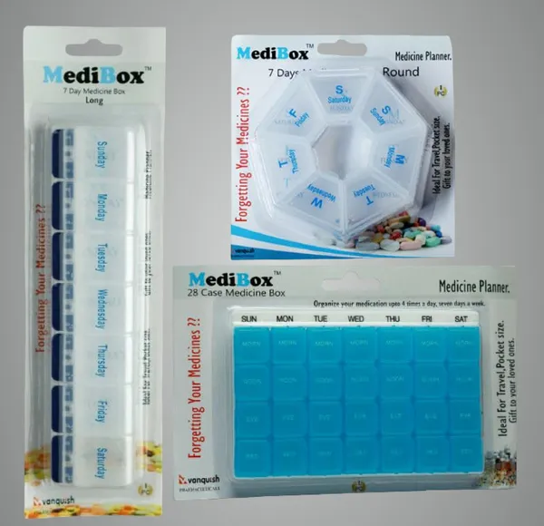 White_&_Blue_Weekly_Pill_Organizer_Box_28_Case_Long_And_Round_Shape_Medicine_Box_Ideal_For_Traveling_And_Gifting_To_Elders_Combo_Pack_Of_3