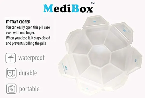 White_&_Blue_Weekly_Pill_Organizer_Box_28_Case_Long_And_Round_Shape_Medicine_Box_Ideal_For_Traveling_And_Gifting_To_Elders_Combo_Pack_Of_9
