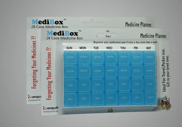 White_&_Blue_28_Case_Weekly_Pill_Organizer_Box_With_28_Detachable_Compartments_4_Times_A_Day__Ideal_For_Traveling_And_Gifting_To_Elders_Pack_Of_2