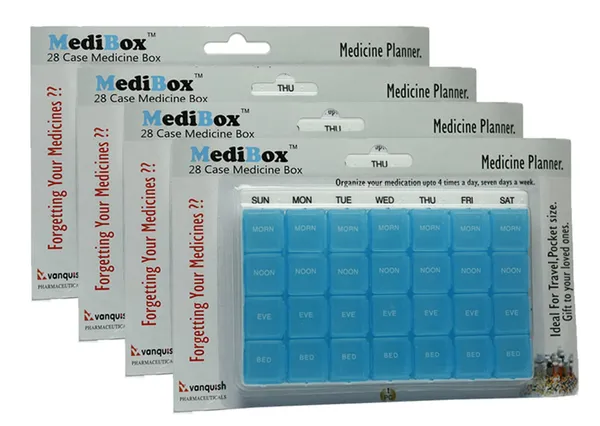 White_&_Blue_28_Case_Pill_Organizer_Box_Weekly_4_Times_A_Day_Single_Box_With_Detachable_Compartments_To_Take_Medicines_On_Time_For_Kids_Adults_And_Elders.Ideal_For_Traveling_And_Gifting_Pack_Of_4