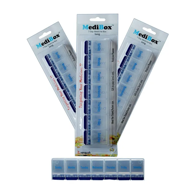White_Long_Weekly_7_Days_Pill_Box_Organizer_To_Take_Medicines_On_Time.Ideal_For_Traveling_And_Gifting_Pack_Of_3
