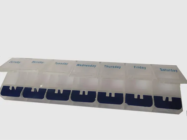 White_Long_Weekly_7_Days_Pill_Box_Organizer_To_Take_Medicines_On_Time.Ideal_For_Traveling_And_Gifting_Pack_Of_5