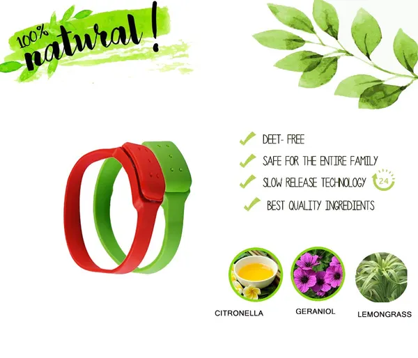 Green_&_Red_Silicon_Mosquito_Repellent_Bands_With_Natural_Ingredients_For_Indoor_And_Outdoor_40_Days_Use_(2_Bands)