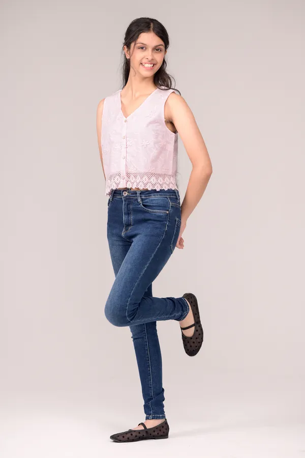 Pink_Casual_Wear_Cotton_Top_For_Children