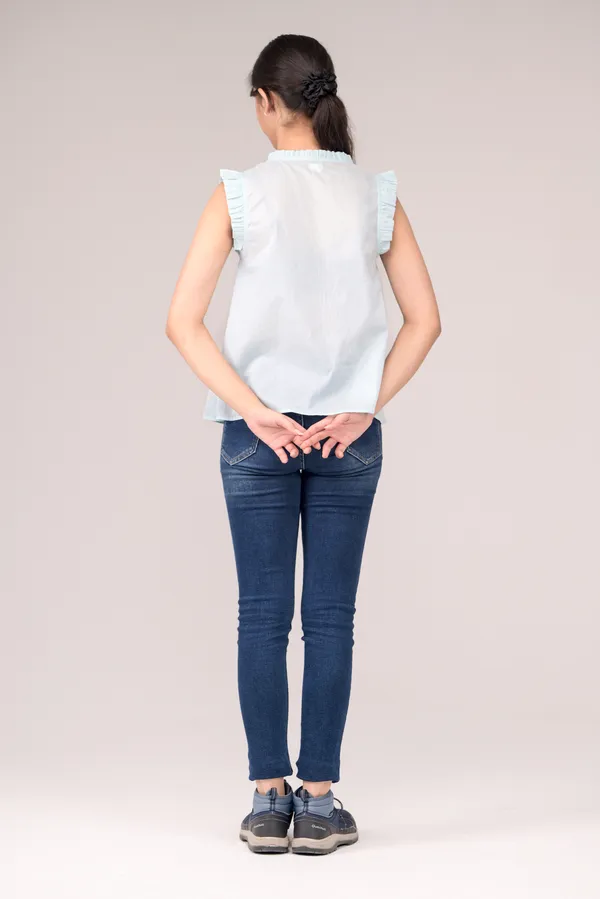 Sky_Blue_Casual_Wear_Cotton_Top_For_Children