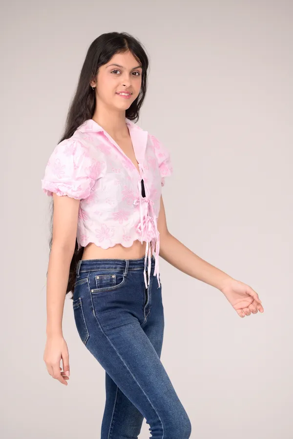 Pink_Casual_Wear_Cotton_Top_For_Children