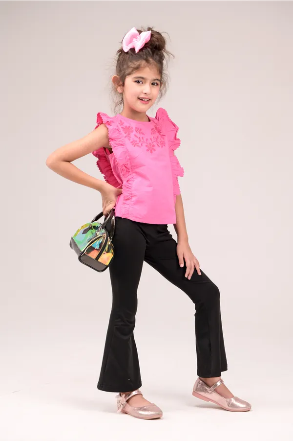 Pink_Casual_Wear_Cotton_Top_For_Kids