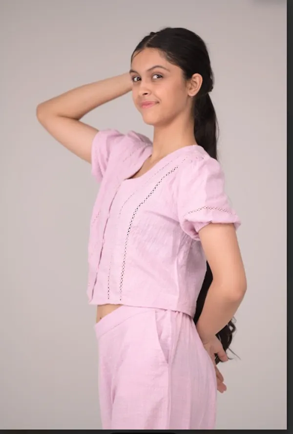 Pink_Casual_Wear_Cotton_Co-Ord_For_Children