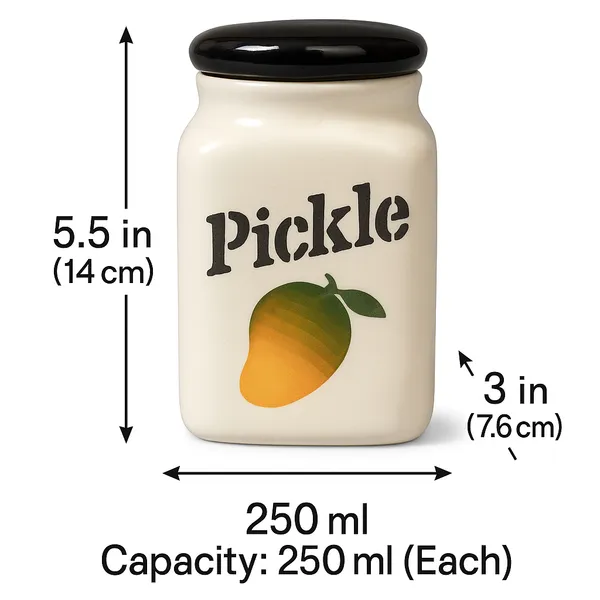 Set_of_3_Cream_White_Painted_Air_Tight_Pickle_Storage_Jars_|_250_ml