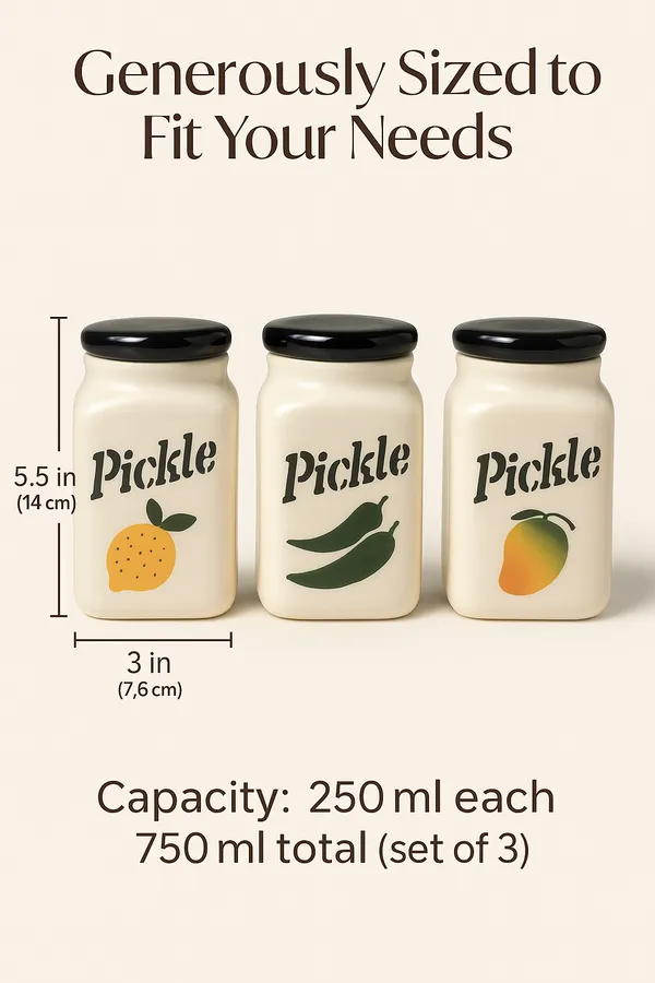 Set_of_3_Cream_White_Painted_Air_Tight_Pickle_Storage_Jars_|_250_ml