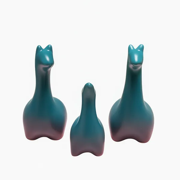 Pack_of_3_Green_Ceramic_Bird_and_Animal_Showpiece_|_For_Home_Decor