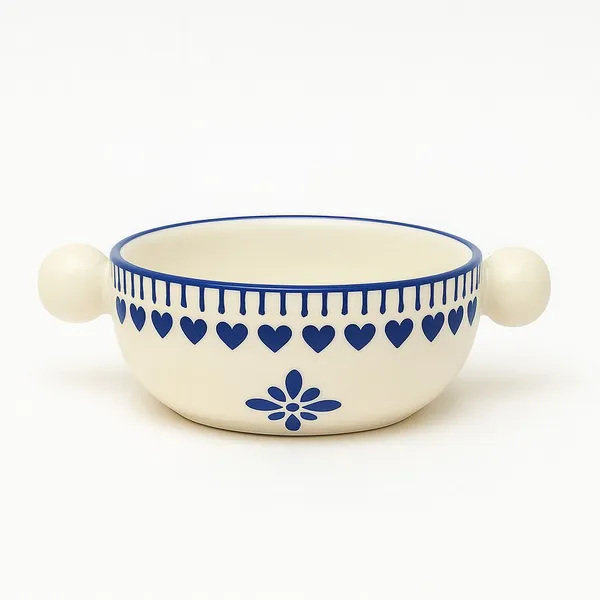 White_and_Blue_Ceramic_Serving_Bowl_|_For_Kitchen_Use