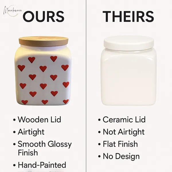 White_Ceramic_Pickle_Jar_|_For_Kitchen_Storage