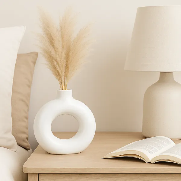 White_Ceramic_Vase_|_For_Home_Decor