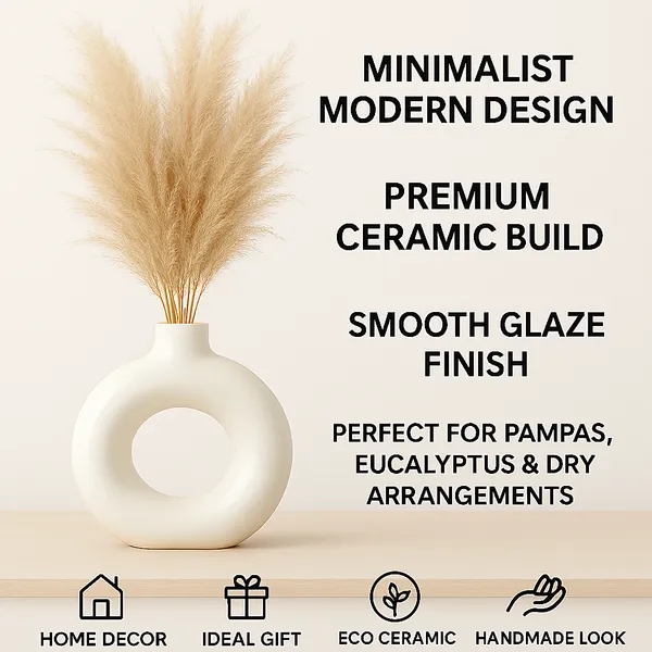 White_Ceramic_Vase_|_For_Home_Decor