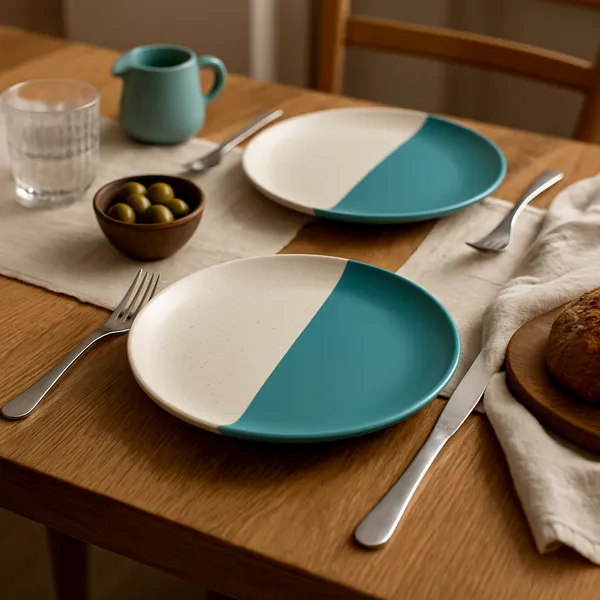 Sea_Green_and_White_Two-Tone_Ceramic_Dinner_Full_Plate_|_10_Inches_|_For_Kitchen_Use