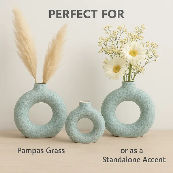 Set_of_3_Blue_Ceramic_Vases|_For_Home_Decor