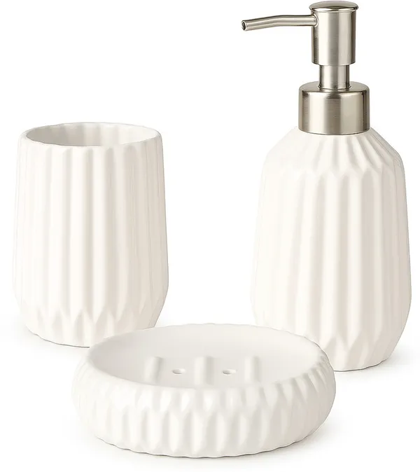Set_of_3_White_Ceramic_Soap_Case,_Toothbrush_Holder_&_Soap_Dispenser