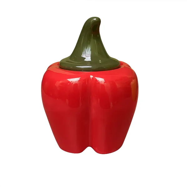 Red_and_Green_Ceramic_Pickle_Jar_|_For_Kitchen_Storage