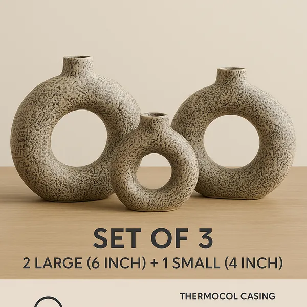 Set_of_3_Black_Ceramic_Vases_|_For_Home_Decor