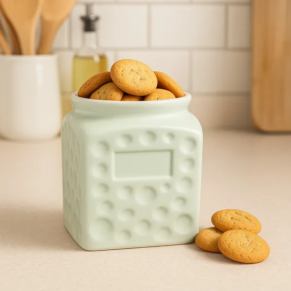 Green_Multipurpose_Ceramic_Storage_Jar_with_Airtight_Lid|_500_ml