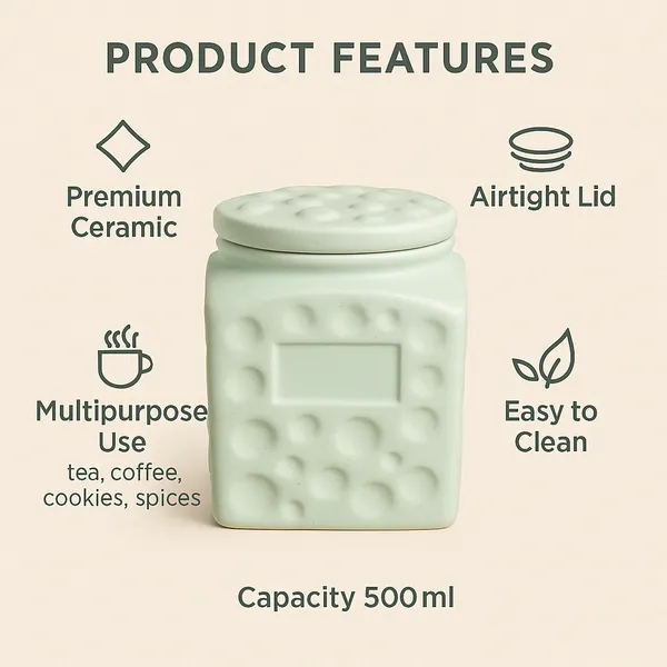 Green_Multipurpose_Ceramic_Storage_Jar_with_Airtight_Lid|_500_ml