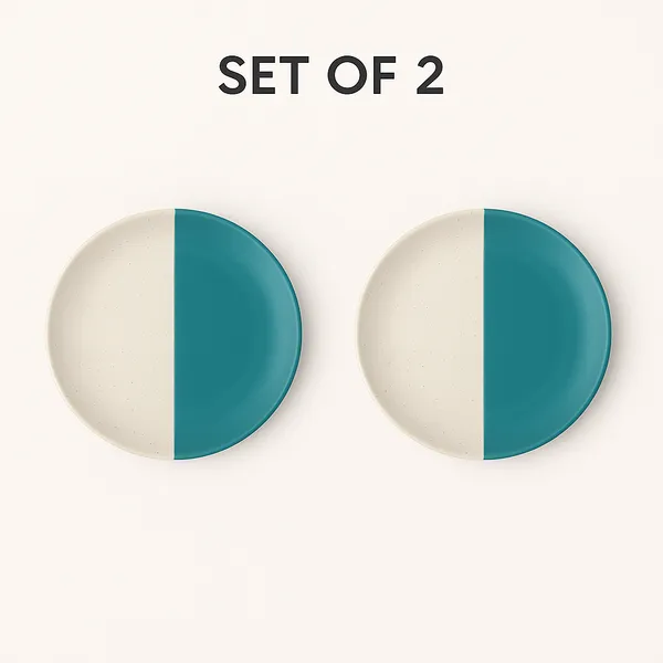 Sea_Green_and_White_Two_Toned_Ceramic_Quarter_Plate_|_7_Inches