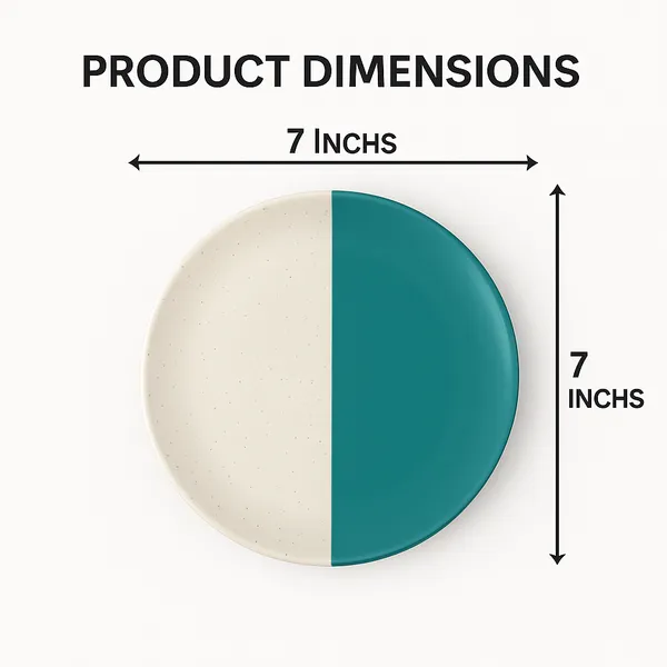 Sea_Green_and_White_Two_Toned_Ceramic_Quarter_Plate_|_7_Inches