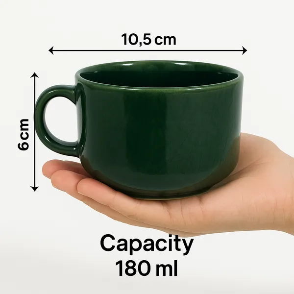 Set_of_6_Green_Ceramic_Solid_Matte_Cup_Set