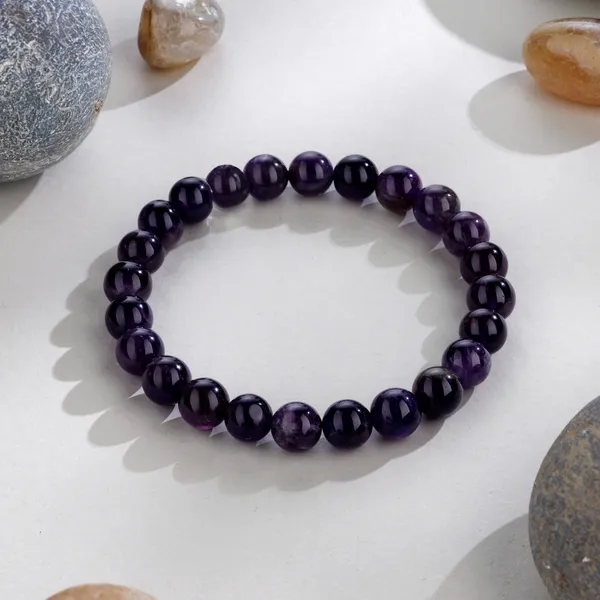 Amethyst_Bracelet-Certified_&_Energised_Natural_Beads-AAA_Grade_for_Men_&_Women-_For_Personal_Development,_Confidence,_Intuition_Enhancement,_Luck_&_Good_Fortune
