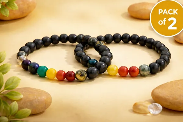 AAA_Grade_7_Chakra_Om_Lava_Bracelet_(Pack_of_2)_For_Men_&_Women_Beads_Bracelet_for_Stress_Anxiety_Spiritual_Connection_and_Holistic_Balance__-_Special_Combo_offer_-_Pack_of_2