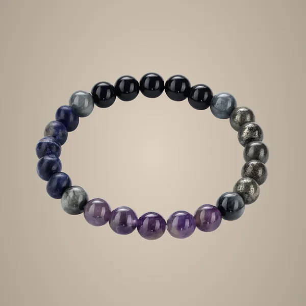 Bracelet_Number_8/Power_of_Saturn-AAA_Grade-Certified_&_Energised_Natural_Beads-For_Men_&_Women-_For_Ambition,_Leadership,_Discipline,_Financial_Stability,_Money_Growth_and_Success