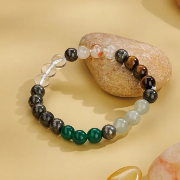 AAA_Grade_Energized_Dhan_Yog_+_7_Chakra_Om_Bracelet_Combo_–_Pack_of_2_for_Wealth_&_Spiritual_Balance