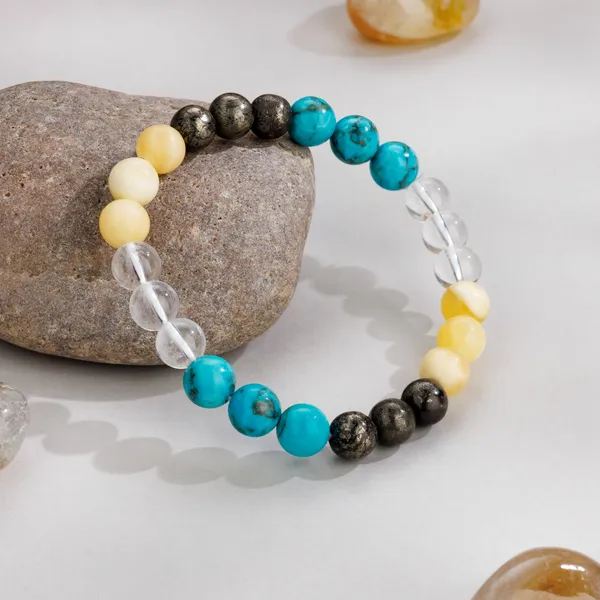 Bracelet_Number_3/Power_of_Jupiter-AAA_Grade-Certified_&_Energised_Natural_Beads-For_Men_&_Women-_For_Creativity,_Communication,_Joy_and_Wisdom