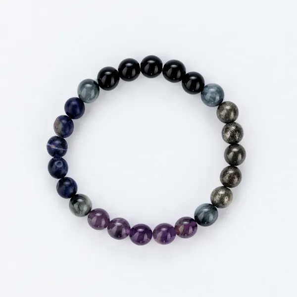 Bracelet_Number_8/Power_of_Saturn-AAA_Grade-Certified_&_Energised_Natural_Beads-For_Men_&_Women-_For_Ambition,_Leadership,_Discipline,_Financial_Stability,_Money_Growth_and_Success