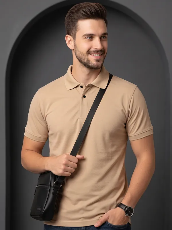 ELVINO_Men's_Premium_Polo_T-Shirt_|_Closer_Stitch_Button_Design_|_Soft_Suppn_Matti_Fabric_|_Regular_Fit_Casual_Wear