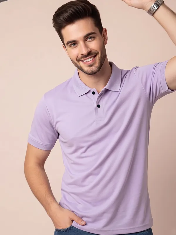ELVINO_Men's_Premium_Polo_T-Shirt_|_Closer_Stitch_Button_Design_|_Soft_Suppn_Matti_Fabric_|_Regular_Fit_Casual_Wear