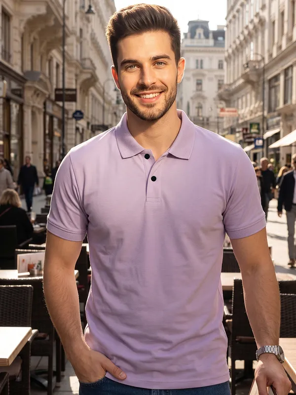ELVINO_Men's_Premium_Polo_T-Shirt_|_Closer_Stitch_Button_Design_|_Soft_Suppn_Matti_Fabric_|_Regular_Fit_Casual_Wear