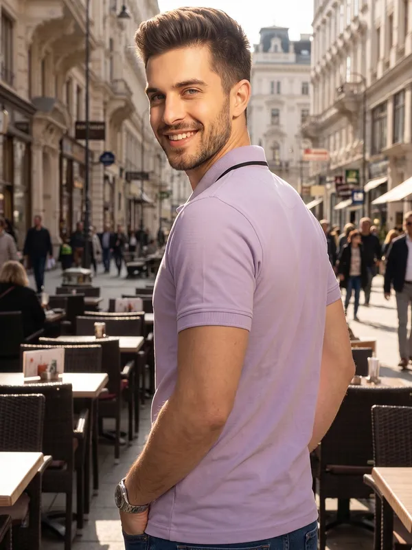 ELVINO_Men's_Premium_Polo_T-Shirt_|_Closer_Stitch_Button_Design_|_Soft_Suppn_Matti_Fabric_|_Regular_Fit_Casual_Wear