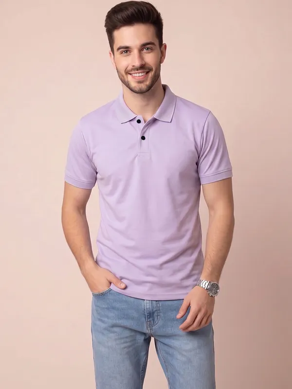 ELVINO_Men's_Premium_Polo_T-Shirt_|_Closer_Stitch_Button_Design_|_Soft_Suppn_Matti_Fabric_|_Regular_Fit_Casual_Wear