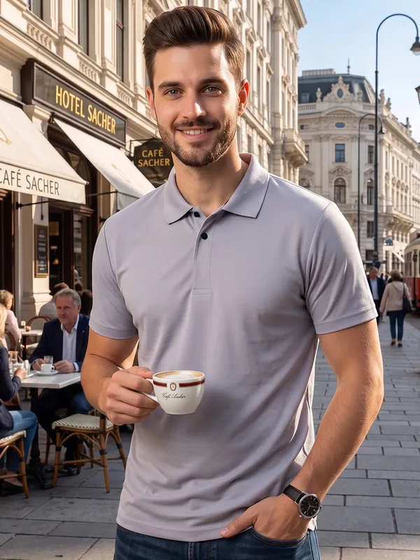 ELVINO_Men's_Premium_Polo_T-Shirt_|_Closer_Stitch_Button_Design_|_Soft_Suppn_Matti_Fabric_|_Regular_Fit_Casual_Wear