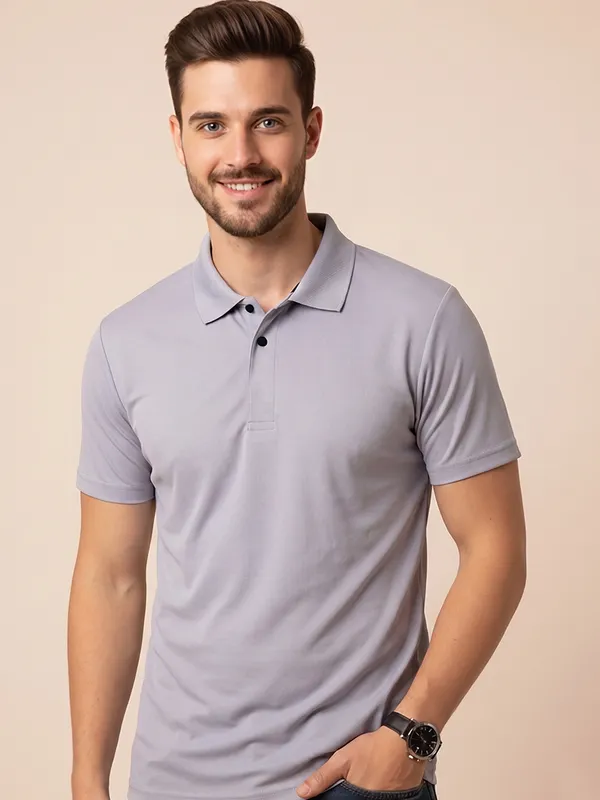 ELVINO_Men's_Premium_Polo_T-Shirt_|_Closer_Stitch_Button_Design_|_Soft_Suppn_Matti_Fabric_|_Regular_Fit_Casual_Wear
