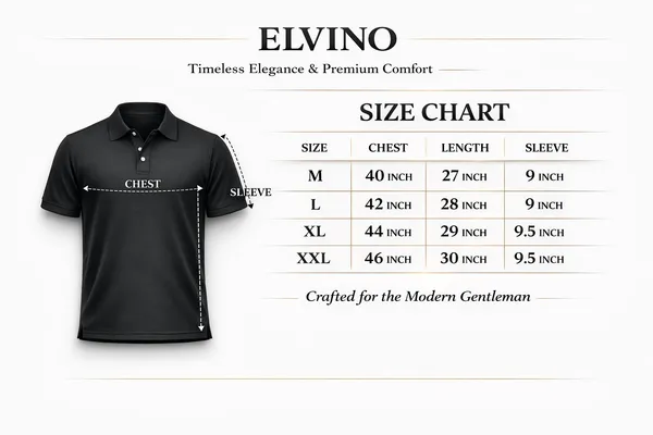 ELVINO_Men's_Premium_Polo_T-Shirt_|_Closer_Stitch_Button_Design_|_Soft_Suppn_Matti_Fabric_|_Regular_Fit_Casual_Wear