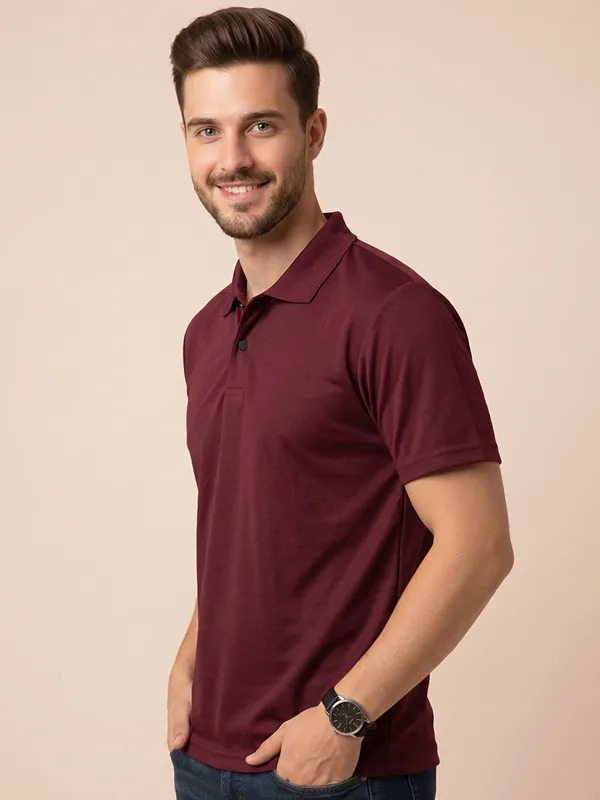 ELVINO_Men's_Premium_Polo_T-Shirt_|_Closer_Stitch_Button_Design_|_Soft_Suppn_Matti_Fabric_|_Regular_Fit_Casual_Wear