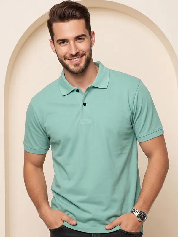 ELVINO_Men's_Premium_Polo_T-Shirt_|_Closer_Stitch_Button_Design_|_Soft_Suppn_Matti_Fabric_|_Regular_Fit_Casual_Wear