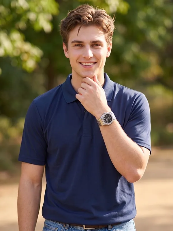 ELVINO_Men's_Premium_Polo_T-Shirt_|_Closer_Stitch_Button_Design_|_Soft_Suppn_Matti_Fabric_|_Regular_Fit_Casual_Wear