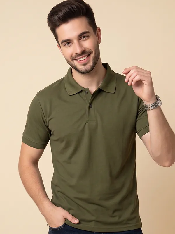 ELVINO_Men's_Premium_Polo_T-Shirt_|_Closer_Stitch_Button_Design_|_Soft_Suppn_Matti_Fabric_|_Regular_Fit_Casual_Wear