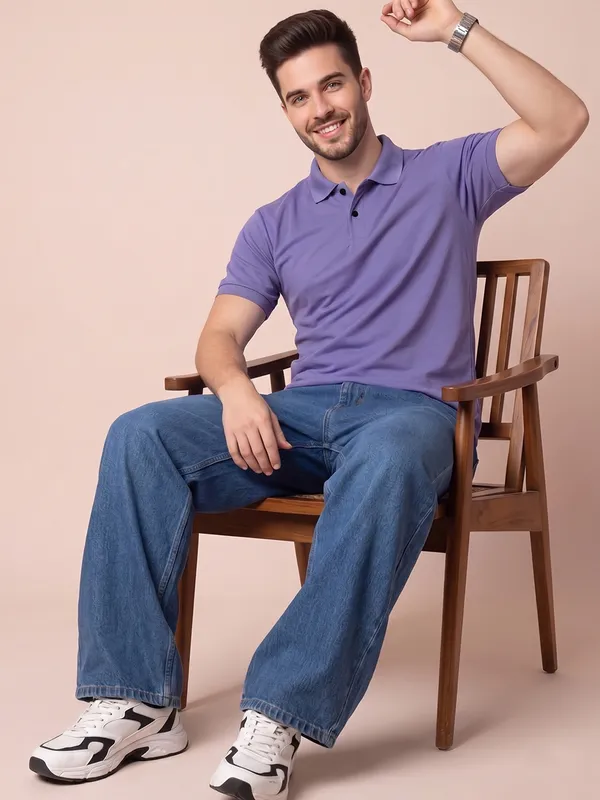 ELVINO_Men's_Premium_Polo_T-Shirt_|_Closer_Stitch_Button_Design_|_Soft_Suppn_Matti_Fabric_|_Regular_Fit_Casual_Wear