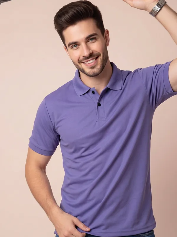 ELVINO_Men's_Premium_Polo_T-Shirt_|_Closer_Stitch_Button_Design_|_Soft_Suppn_Matti_Fabric_|_Regular_Fit_Casual_Wear